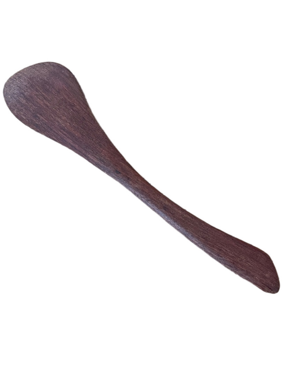🏷 Artisan Handcrafted Dark Wood Serving Spoon - Picture 2 of 7